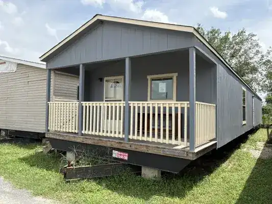 New singlewide mobile home with covered porch